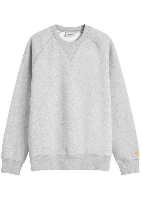 felpa chase uomo grigio chiaro CARHARTT WIP | I03366000J.XX